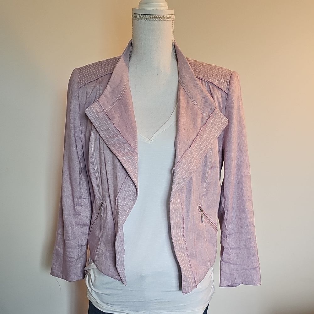 WHBM Women's Light Purple Jacket